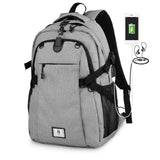 Men Fashion Large Capacity Anti-thief Rechargeable Basketball Backpack